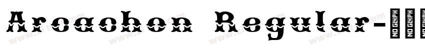 Arcachon Regular字体转换